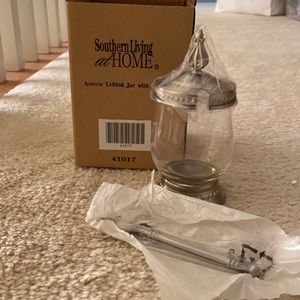 SLAH Astoria Lidded Jar with Spoon NIB